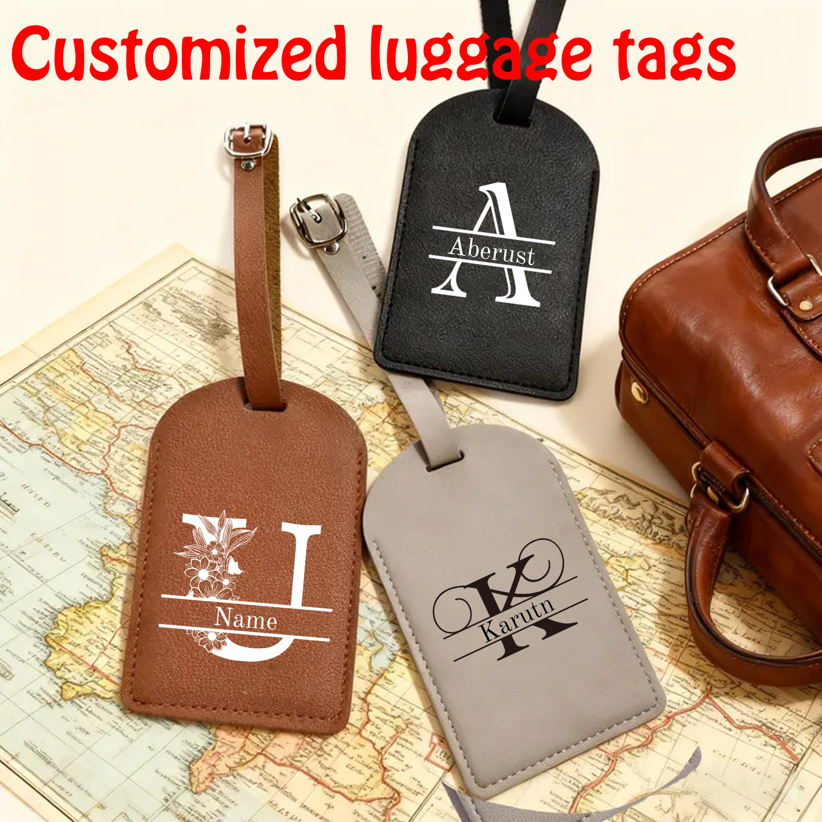 Travel Accessories Name - 1pc,Personalize Luggage Tags,Luggage Tags for Suitcases,Custom