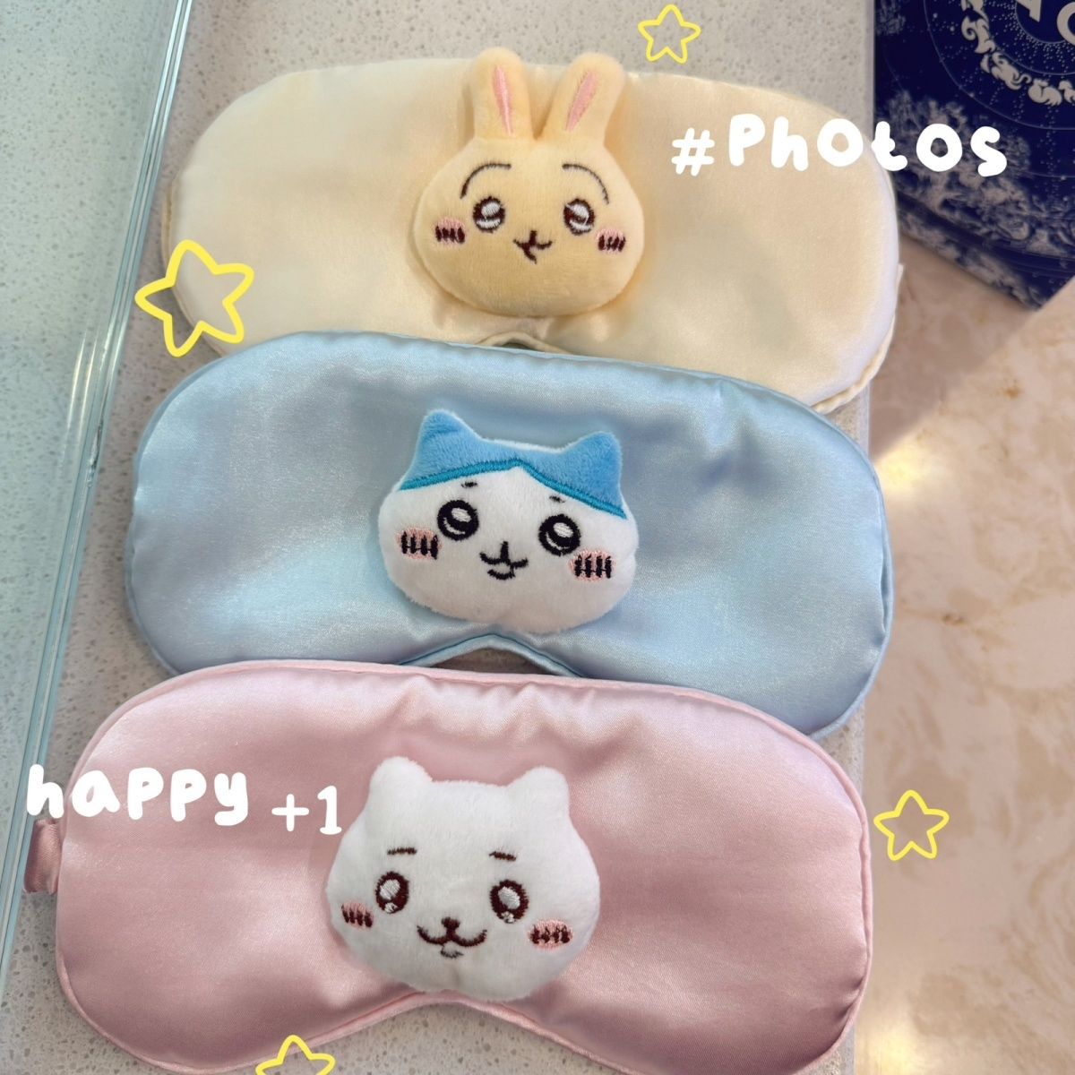 Travel Accessories Store - Kawaii Ckw Sleep Mask Soft Satin
