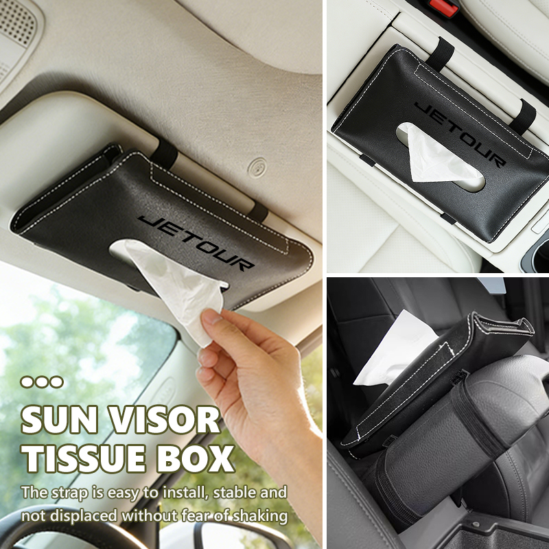 Xbox Travel Accessories - Car Sun Visor Leather Storage Tissue