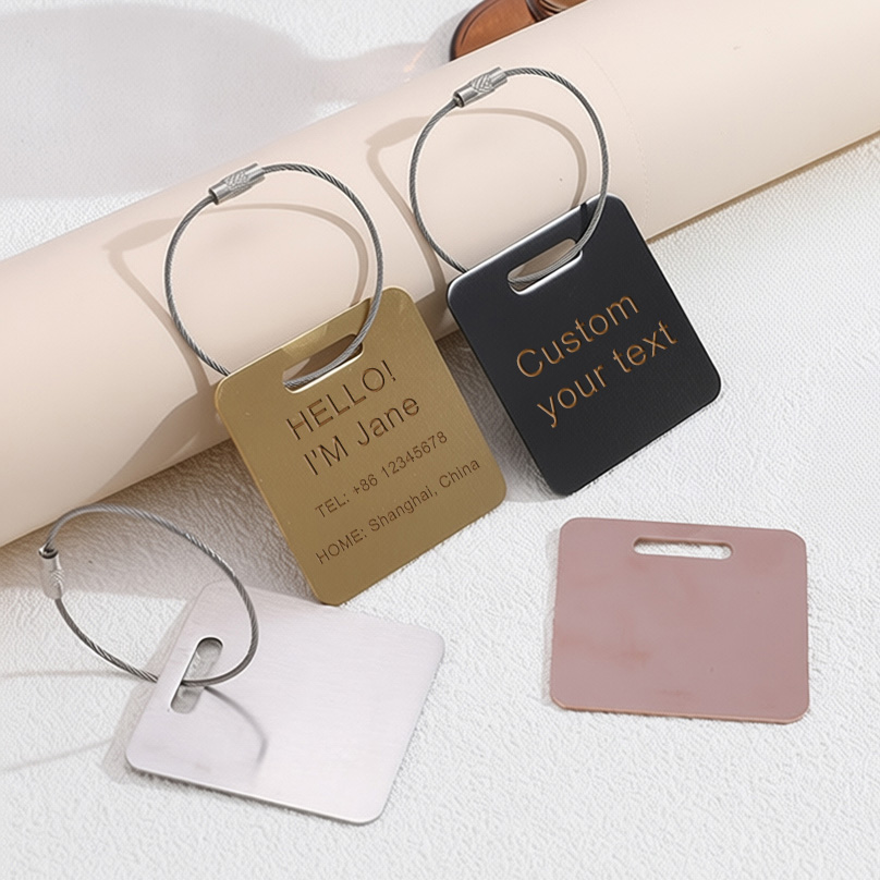 Custom Name Luggage Tag Laser  – Travel Accessories Store recenzja i cena