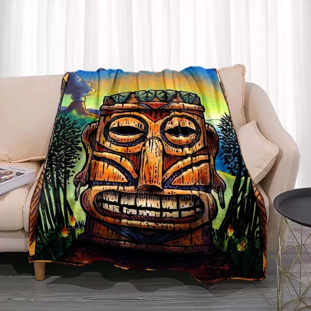 Tiki Bar Fashion Flannel Throw – Travel Accessories Hawaii recenzja i cena