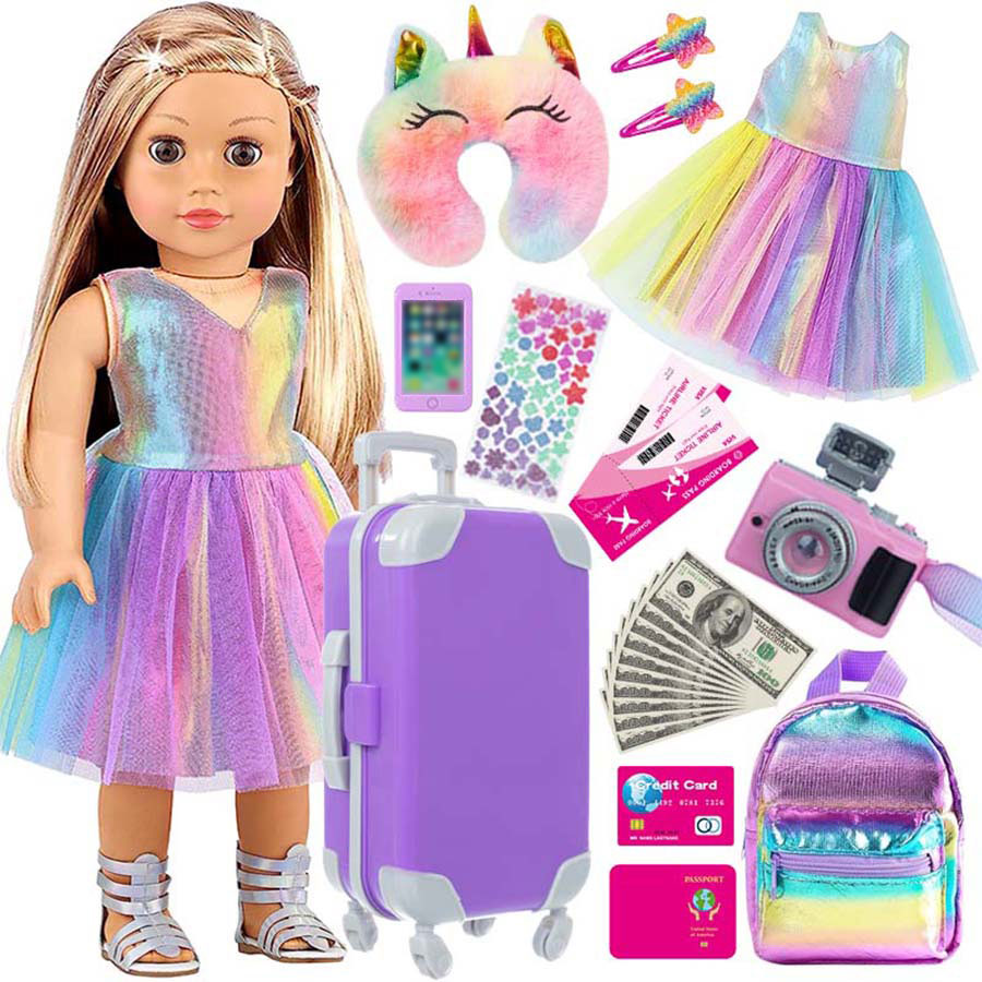 18inch Doll Clothes and Access – Travel Accessories Teens recenzja i cena