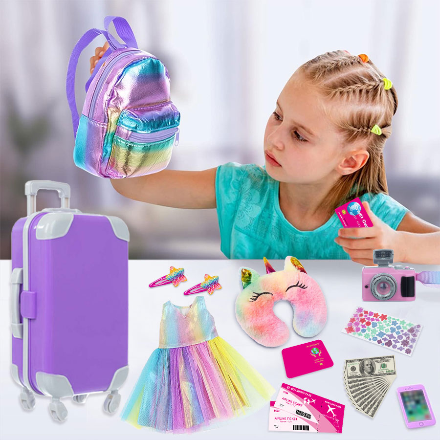 18inch Doll Clothes and Access – Travel Accessories Teens recenzja i cena