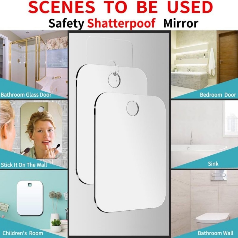 Acrylic Anti Fog Mirror Shower – Travel Accessories Needed recenzja i cena