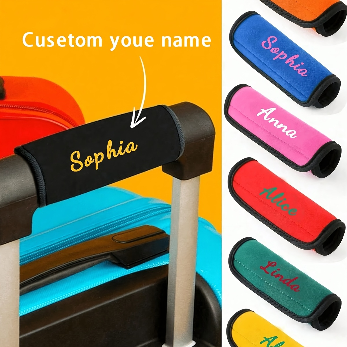 Custom Name Luggage Handle Cov – Travel Accessories Name recenzja i cena
