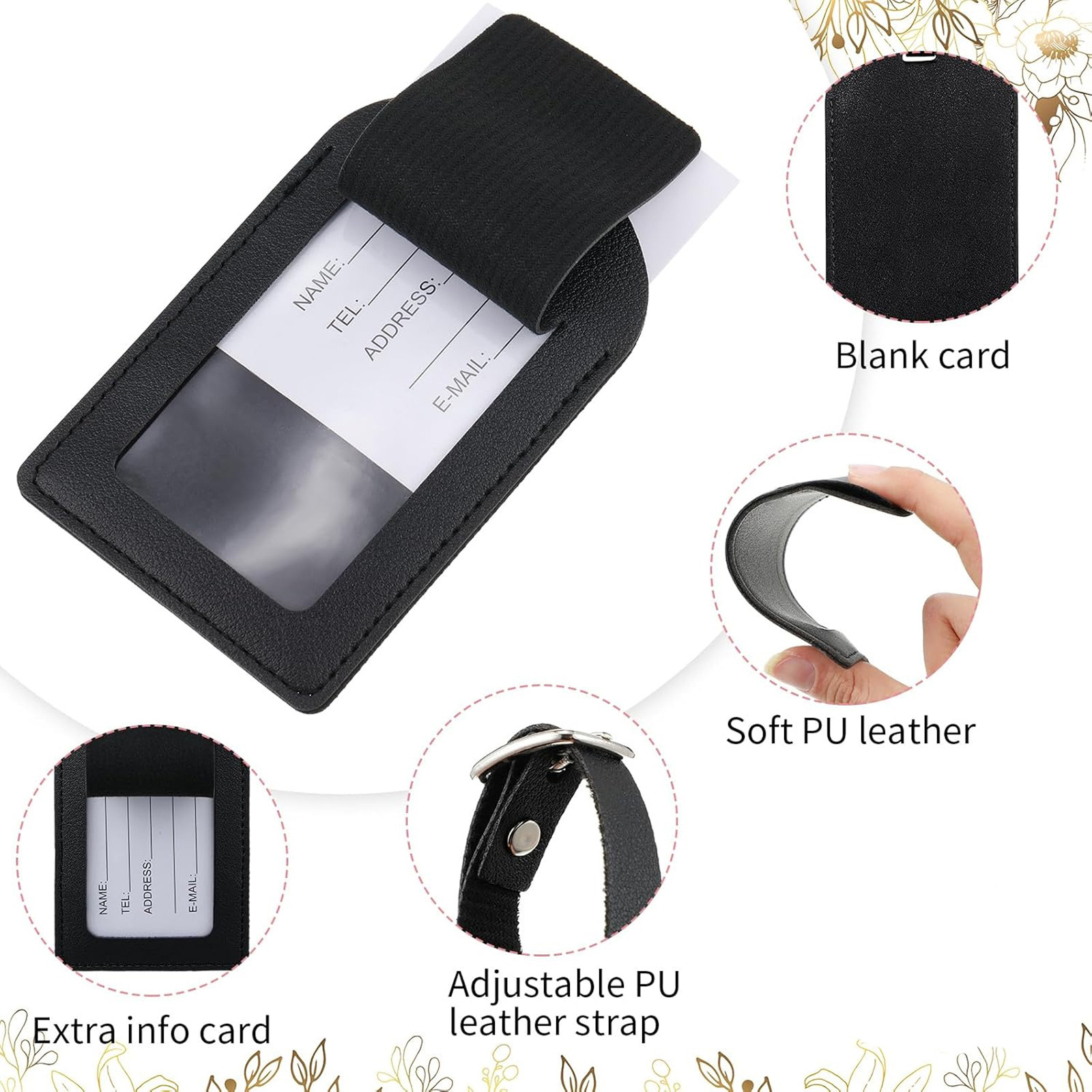 1pc,Personalize Luggage Tags,L – Travel Accessories Name recenzja i cena
