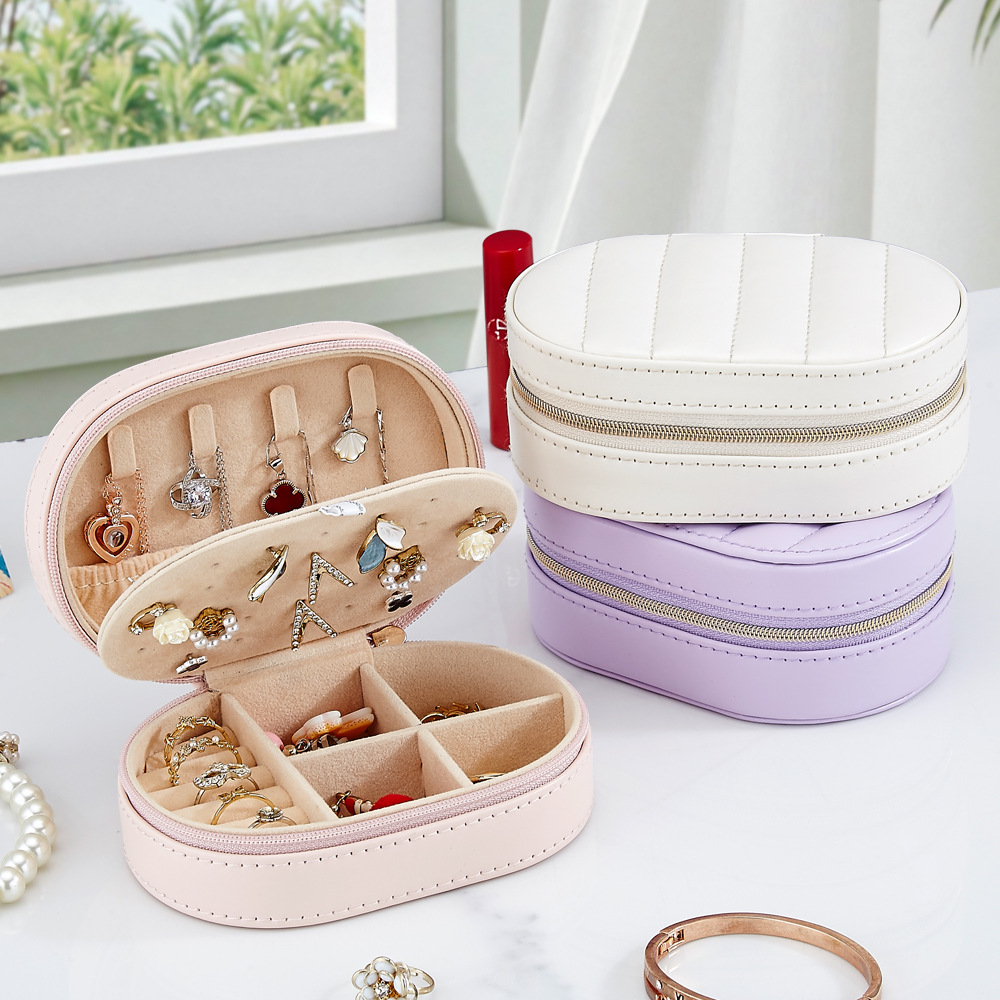 Portable Oval Jewelry Storage  – Travel Accessories Bd recenzja i cena