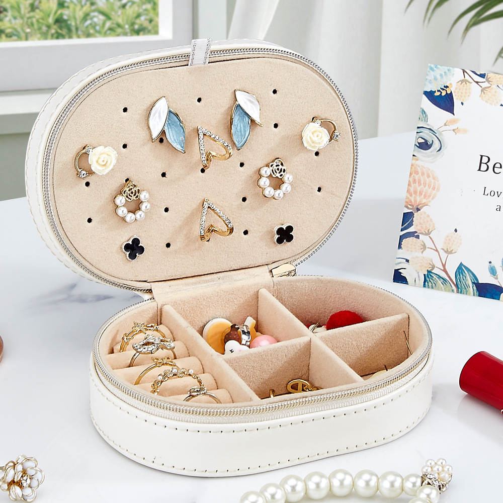 Portable Oval Jewelry Storage  – Travel Accessories Bd recenzja i cena