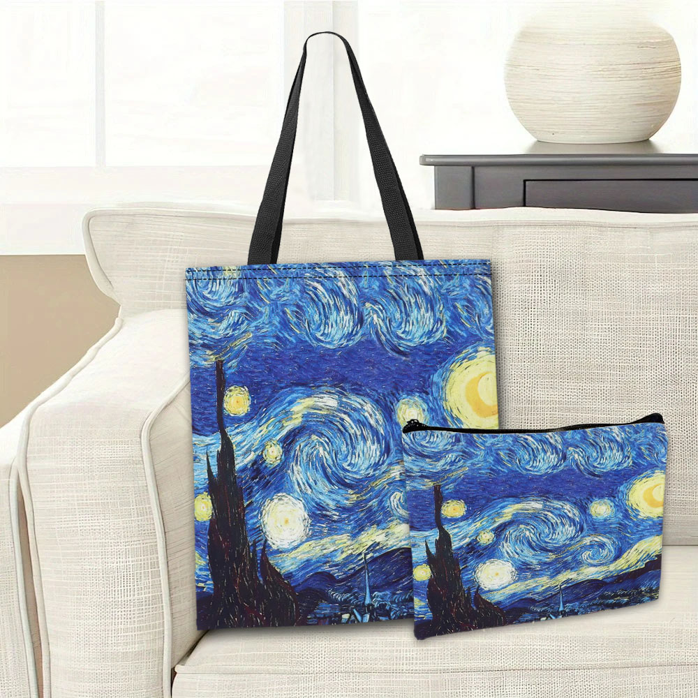Van Gogh Series Tote Bag Cosme – Travel Packing Accessories recenzja i cena