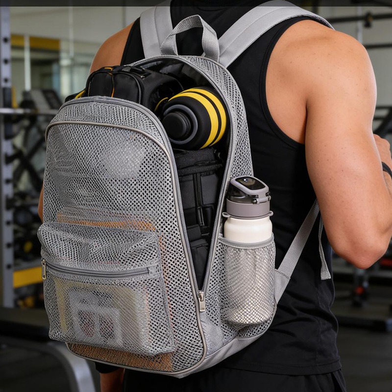 Breathable Mesh Backpack Light – Travel Packing Accessories recenzja i cena