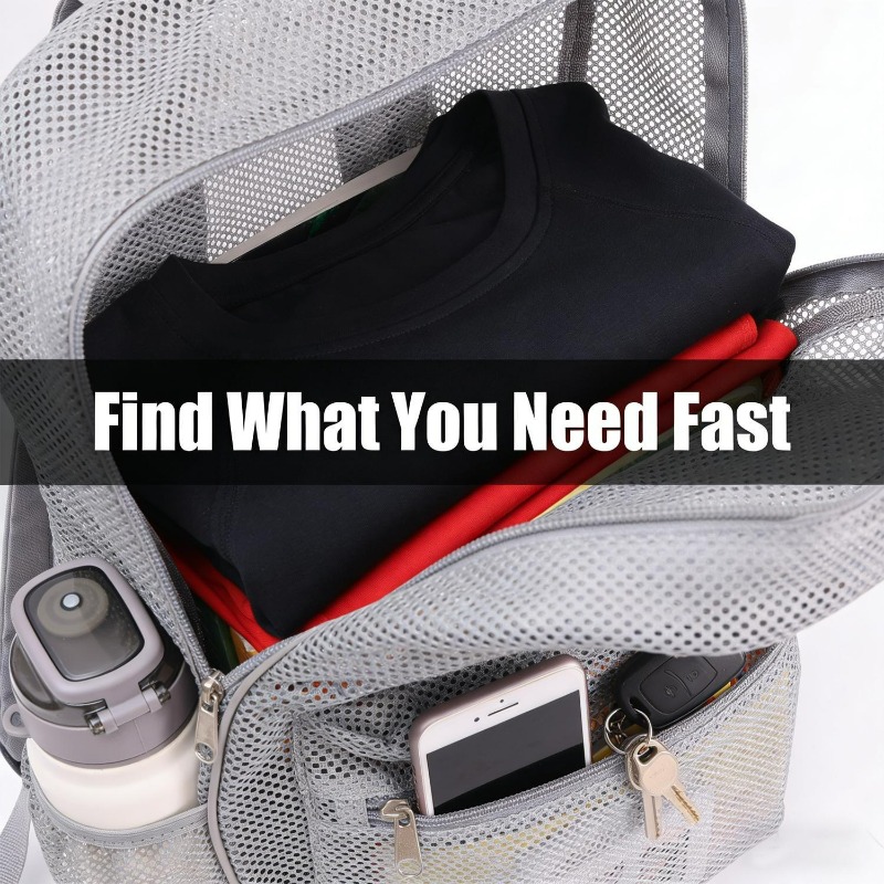 Breathable Mesh Backpack Light – Travel Packing Accessories recenzja i cena