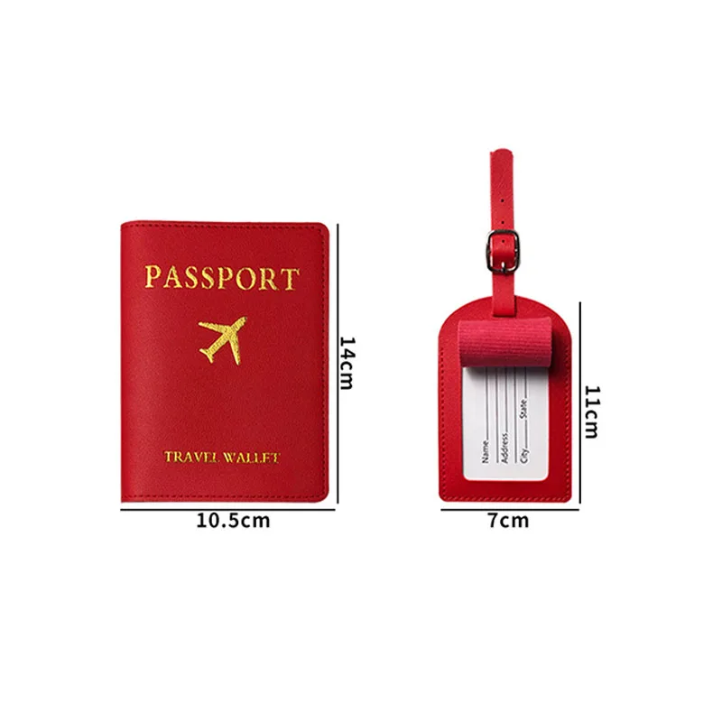 Colorful Pu Leather Women Men  – Travel Accessories Name recenzja i cena