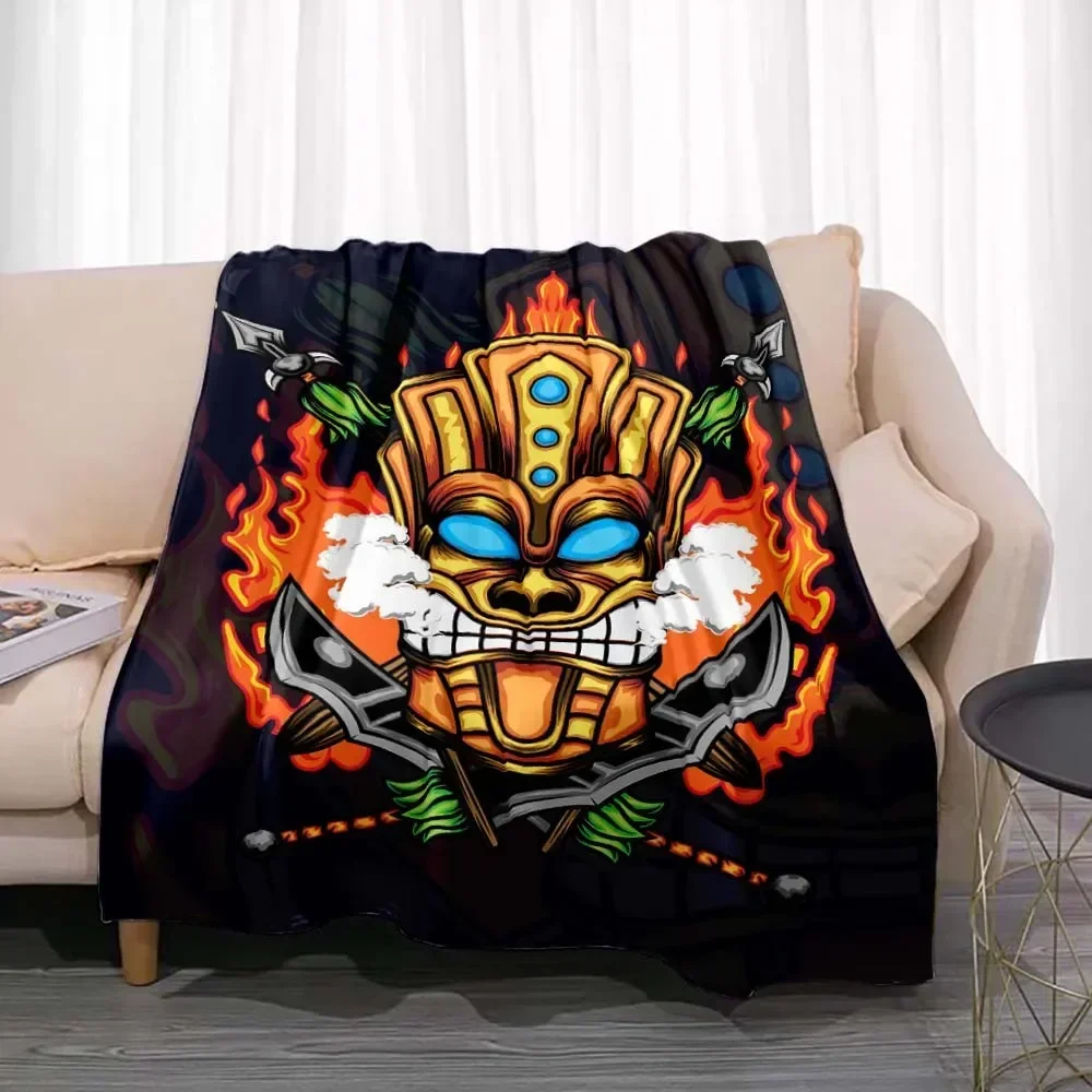 Tiki Bar Fashion Flannel Throw – Travel Accessories Hawaii recenzja i cena