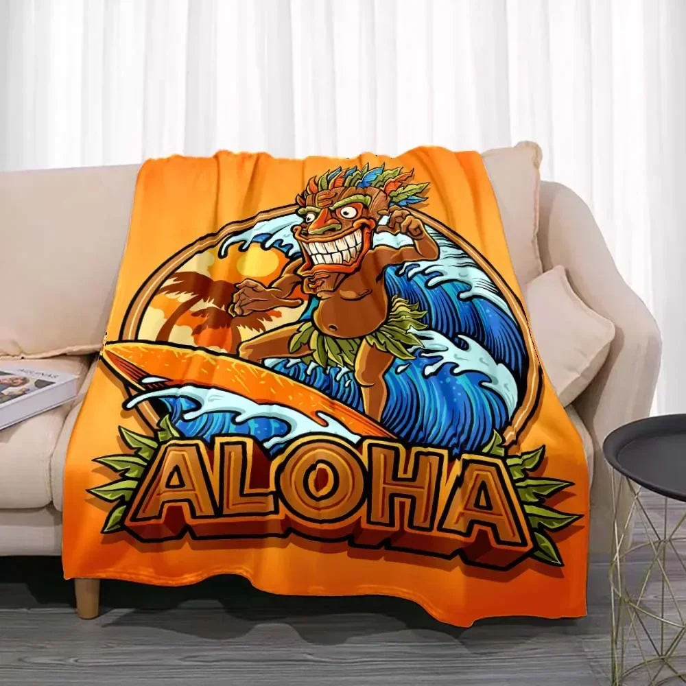 Tiki Bar Fashion Flannel Throw – Travel Accessories Hawaii recenzja i cena