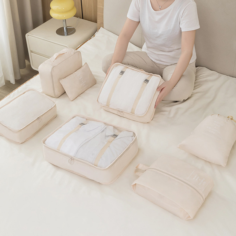 7 Piece Luggage Clothes Organi – Travel Accessories Packing Cubes recenzja i cena