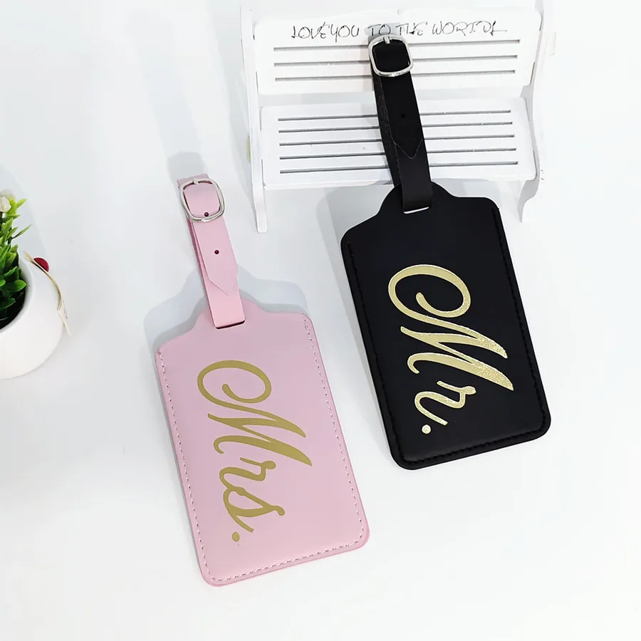 2PCS/Set Mr Mrs Couples Luggag – Travel Accessories Name recenzja i cena