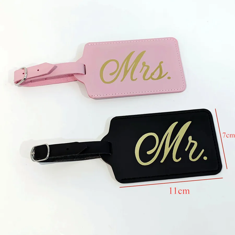 2PCS/Set Mr Mrs Couples Luggag – Travel Accessories Name recenzja i cena