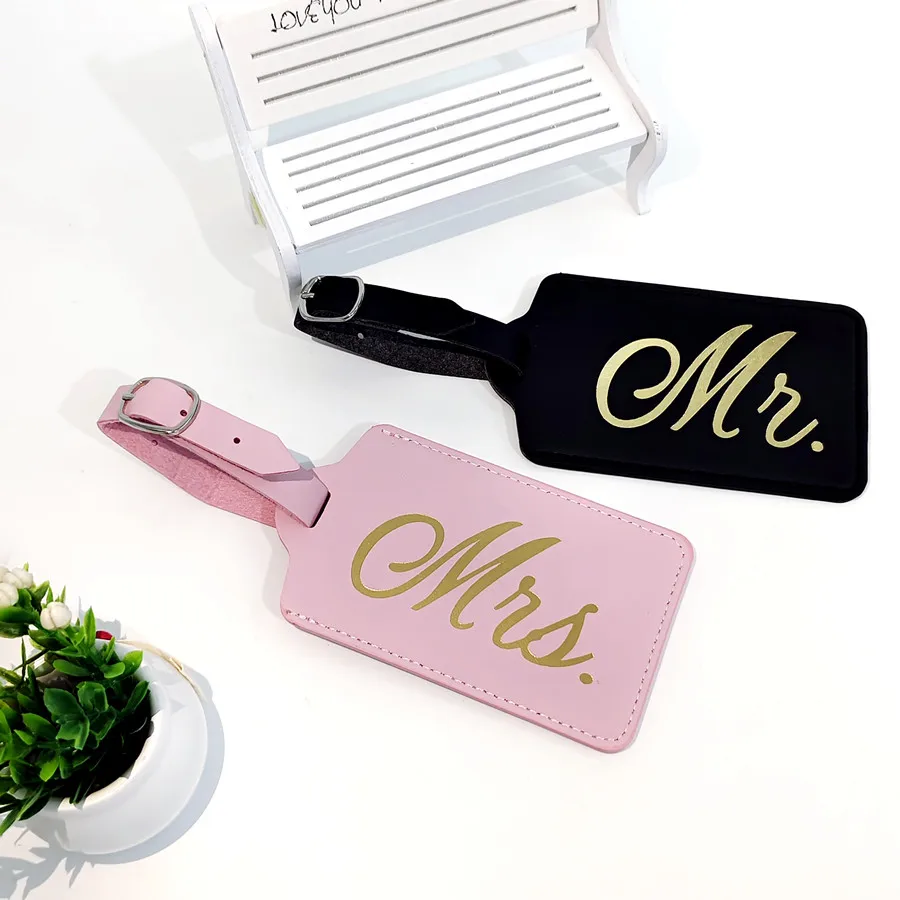 2PCS/Set Mr Mrs Couples Luggag – Travel Accessories Name recenzja i cena