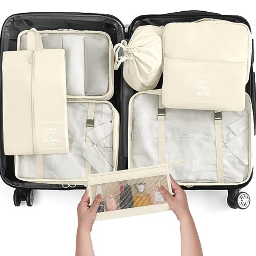 8 Set Packing Cubes for Travel – Travel Accessories Packing Cubes recenzja i cena