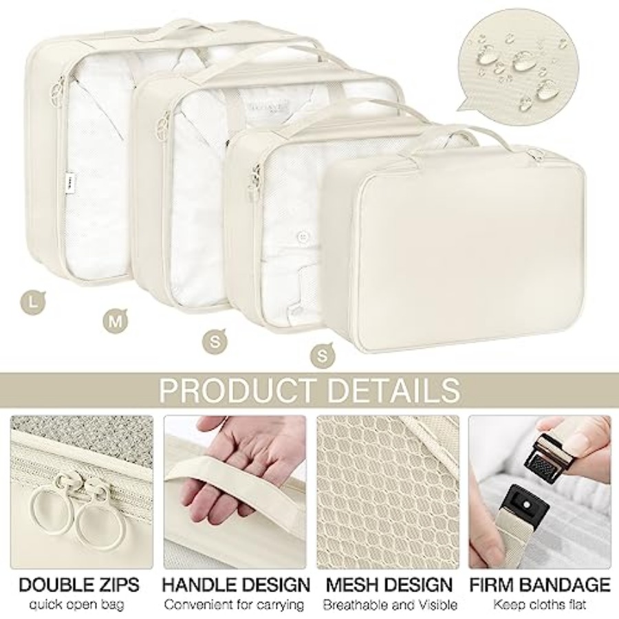 8 Set Packing Cubes for Travel – Travel Accessories Packing Cubes recenzja i cena