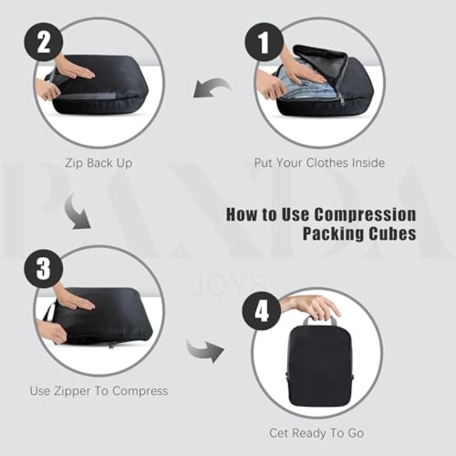 4 Set Compression Packing Cube – Travel Accessories Packing Cubes recenzja i cena