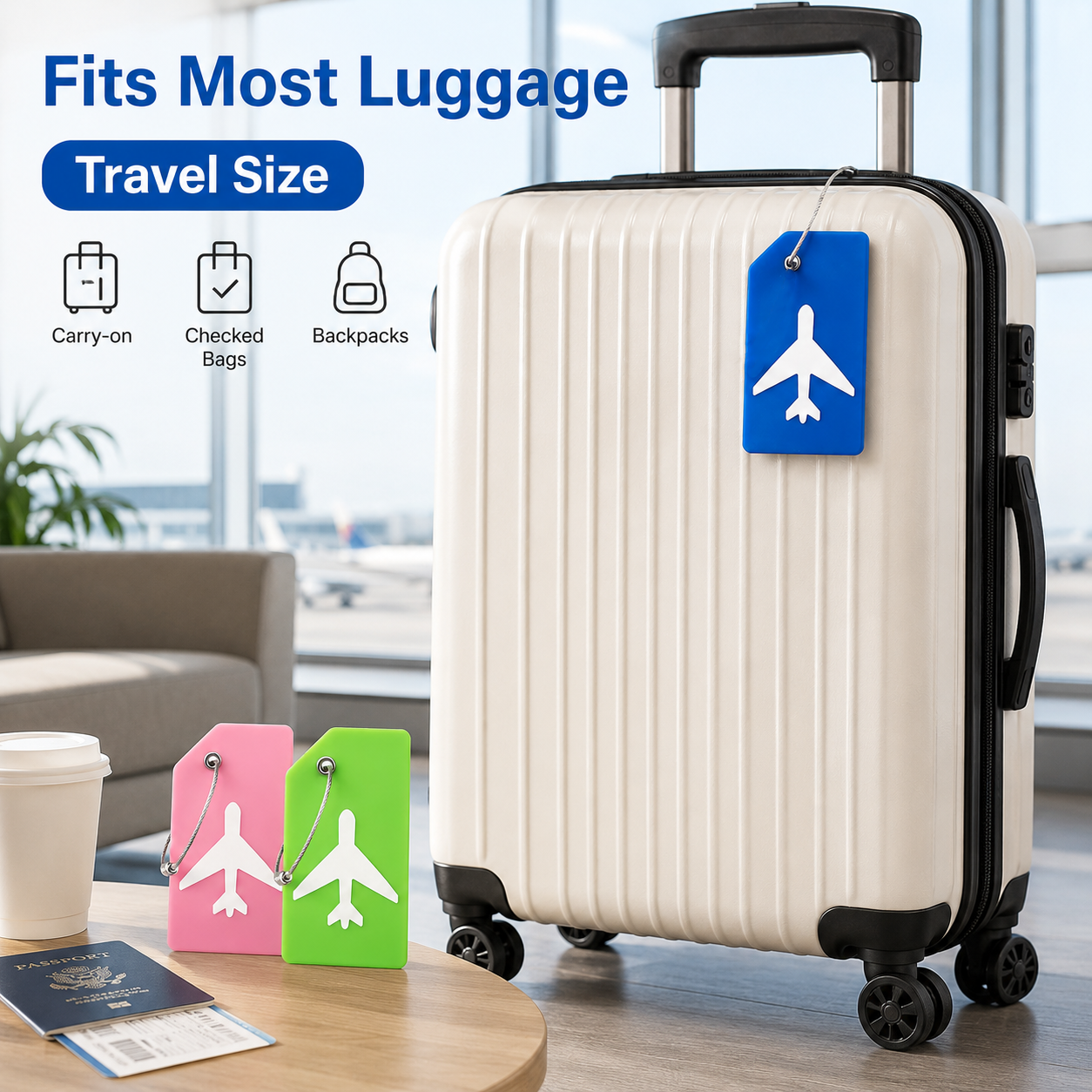 2/5PCS Silicone Travel Luggage – Travel Accessories Name recenzja i cena