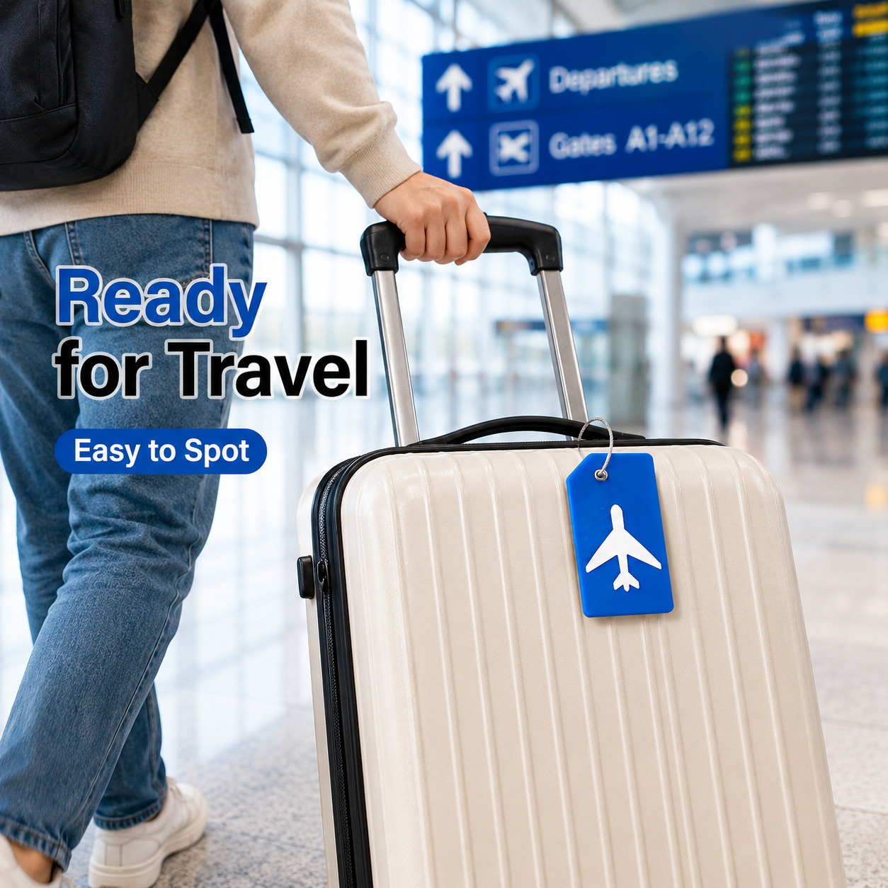 2/5PCS Silicone Travel Luggage – Travel Accessories Name recenzja i cena