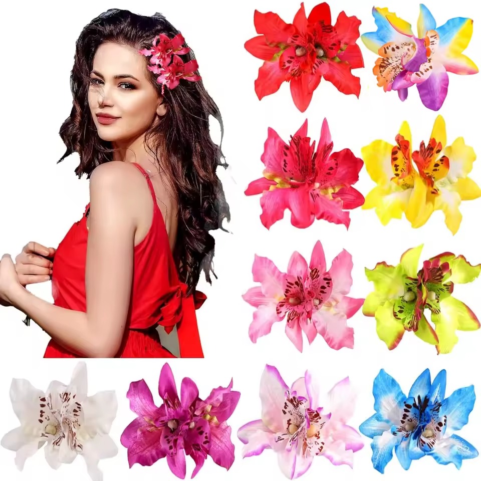 2Pcs Hawaii Orchid Flowers Hai – Travel Accessories Hawaii recenzja i cena