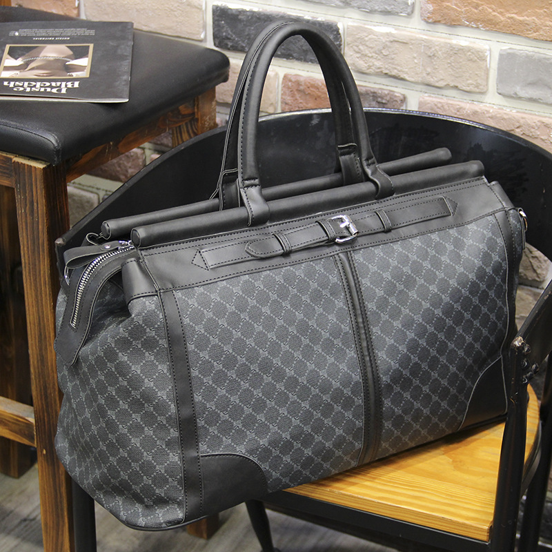 Fashion Plaid Travel Bag Men H – It Travel Accessories recenzja i cena
