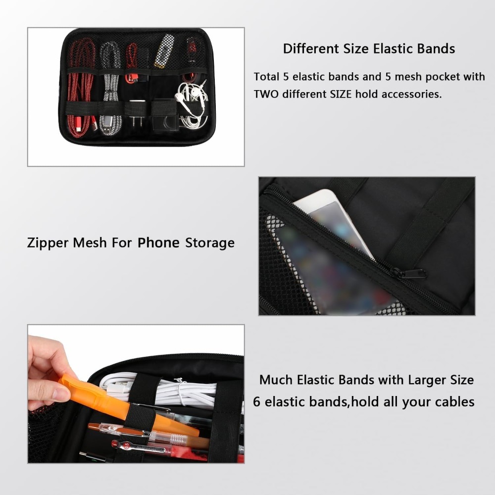 Electronics Organizer Travel C – Travel Accessories Organizer Case recenzja i cena