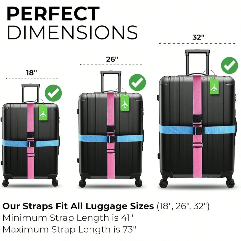 Luggage Strap Set with Luggage – It Travel Accessories recenzja i cena