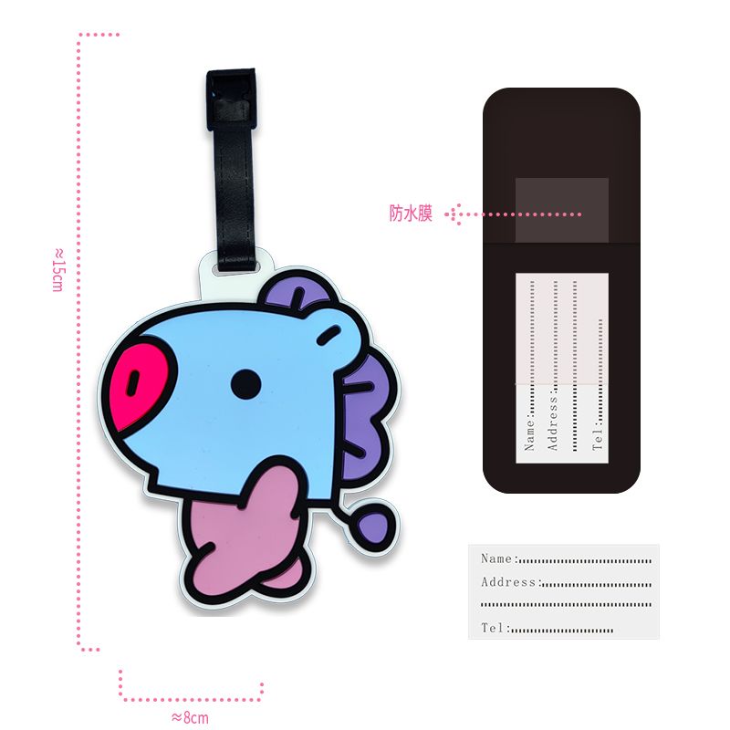BT21 cartoon cute keychain Kaw – Travel Accessories Store recenzja i cena
