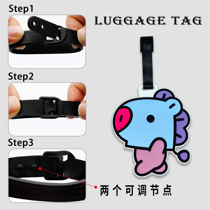 BT21 cartoon cute keychain Kaw – Travel Accessories Store recenzja i cena