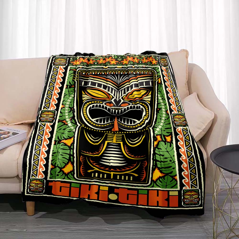 Tiki Bar Fashion Flannel Throw – Travel Accessories Hawaii recenzja i cena