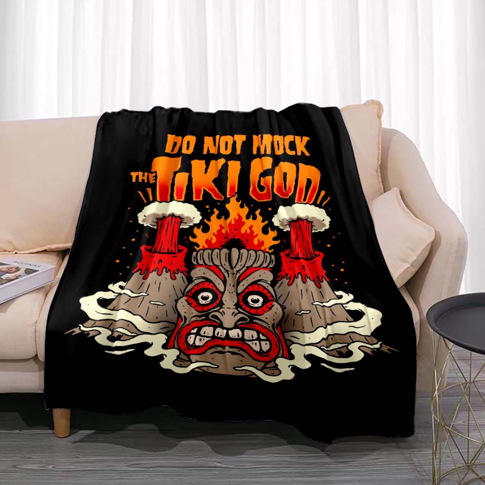 Tiki Bar Fashion Flannel Throw – Travel Accessories Hawaii recenzja i cena