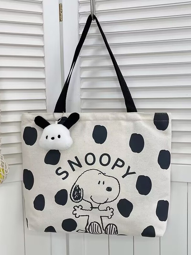 Cartoon Snoopy Canvas Shoulder – Travel Packing Accessories recenzja i cena