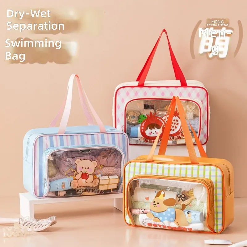 Cute PVC Waterproof Dry Wet Se – Travel Packing Accessories recenzja i cena