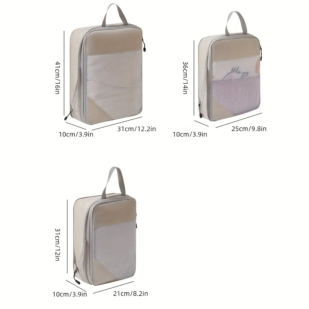 3-piece travel compression pac – Travel Accessories Packing Cubes recenzja i cena
