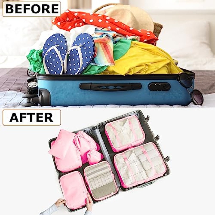 6/8 Set Packing Cubes for Suit – Travel Accessories Packing Cubes recenzja i cena