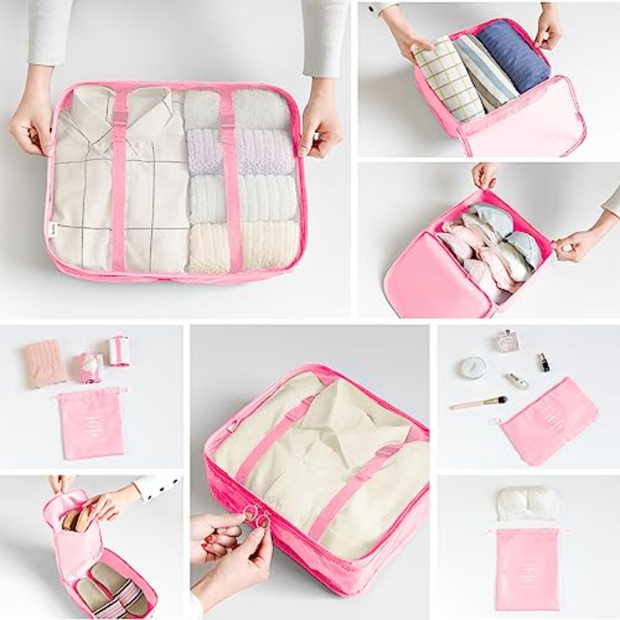 6/8 Set Packing Cubes for Suit – Travel Accessories Packing Cubes recenzja i cena