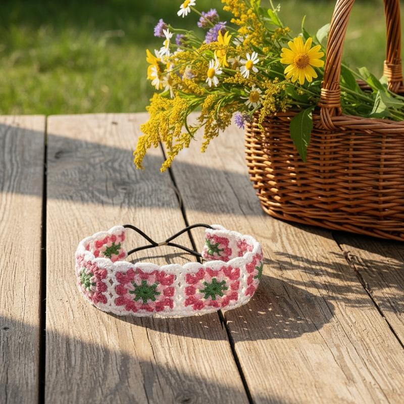 Knitted Flower Headband Colorf – Travel Accessories Hawaii recenzja i cena