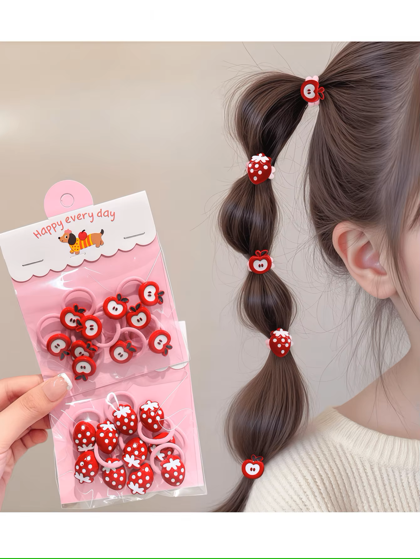 10/20pc Cute Strawberry & Appl – Travel Accessories For 4 Year Old recenzja i cena