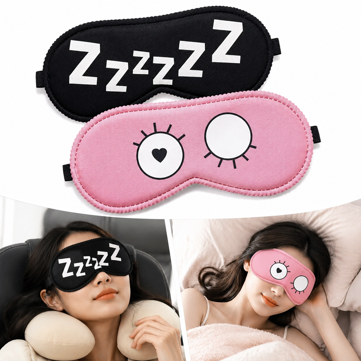 Cartoon Eye Mask. Students Wea – Travel Accessories Store recenzja i cena