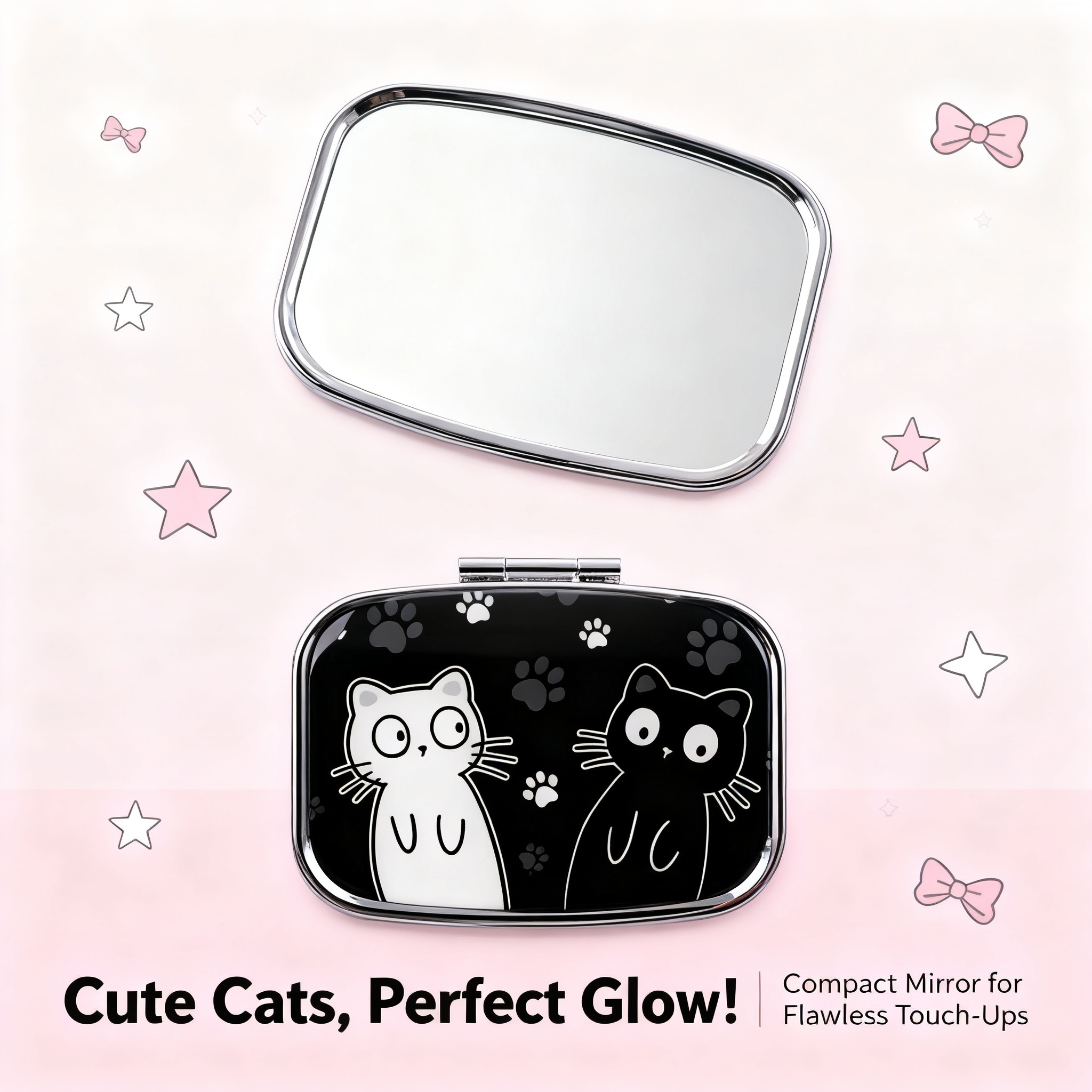 Cartoon Black And White Cat Tr – Travel Accessories In Japan recenzja i cena