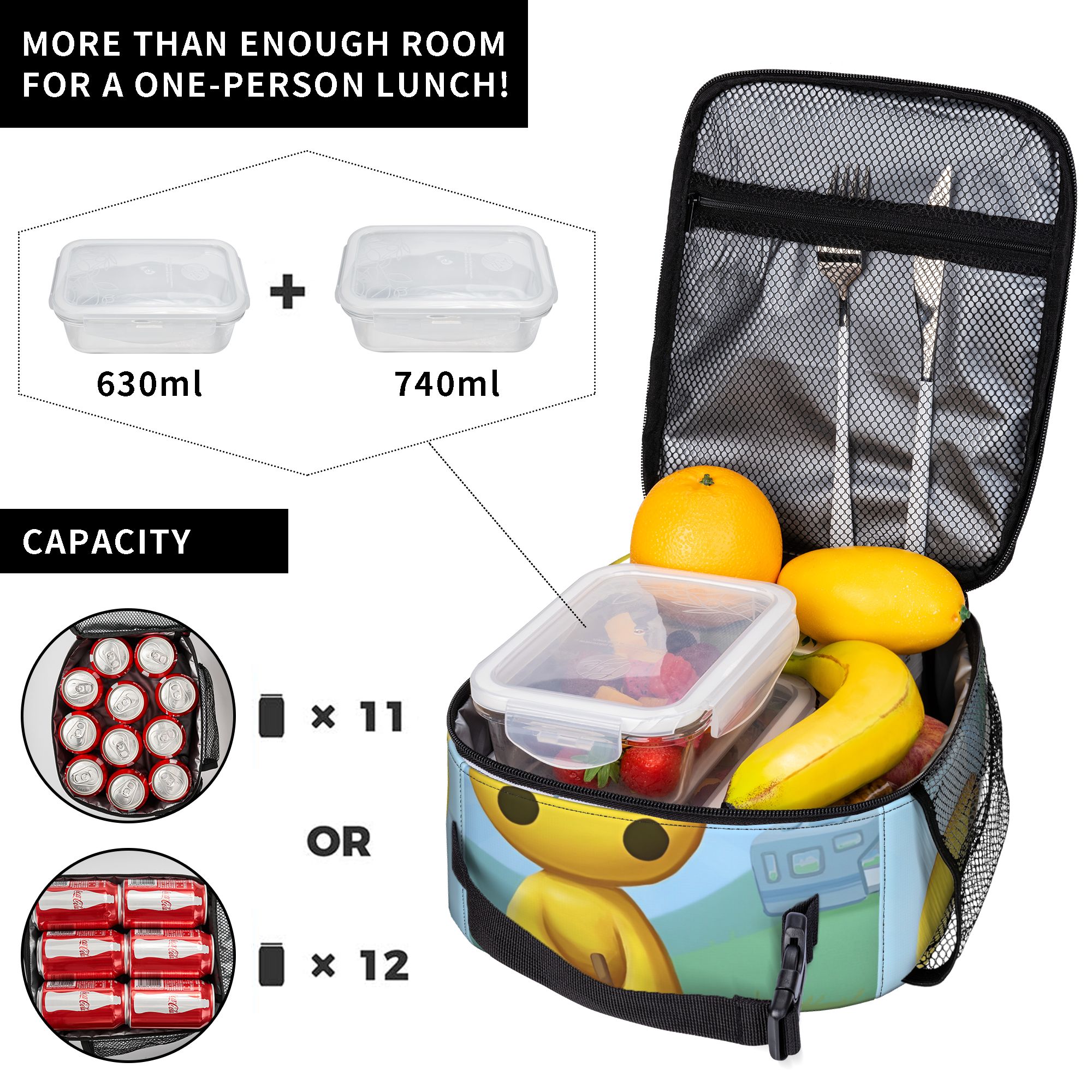 Insulated Lunch Boxes Wobbly L – Travel Accessories Online recenzja i cena