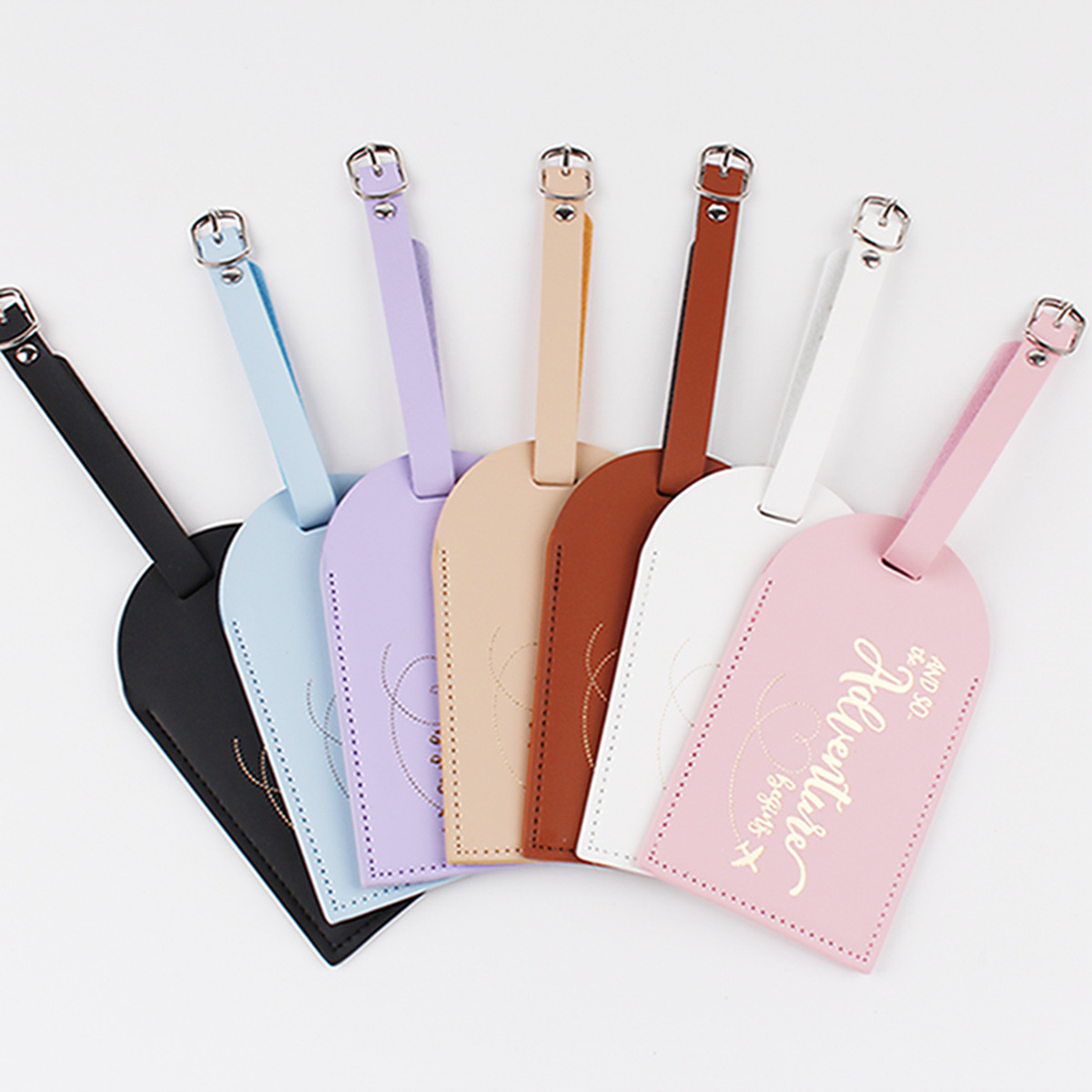 1PC Women Men PU Leather Lugga – Travel Accessories Name recenzja i cena