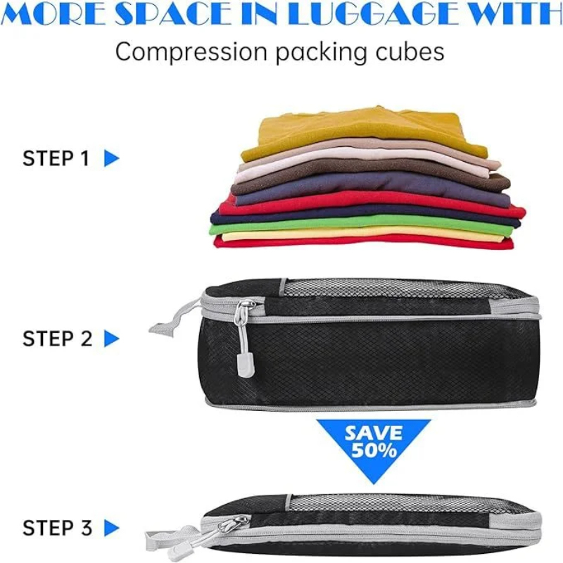 Travel Gear Accessories 5PCS C – Travel Accessories Packing Cubes recenzja i cena