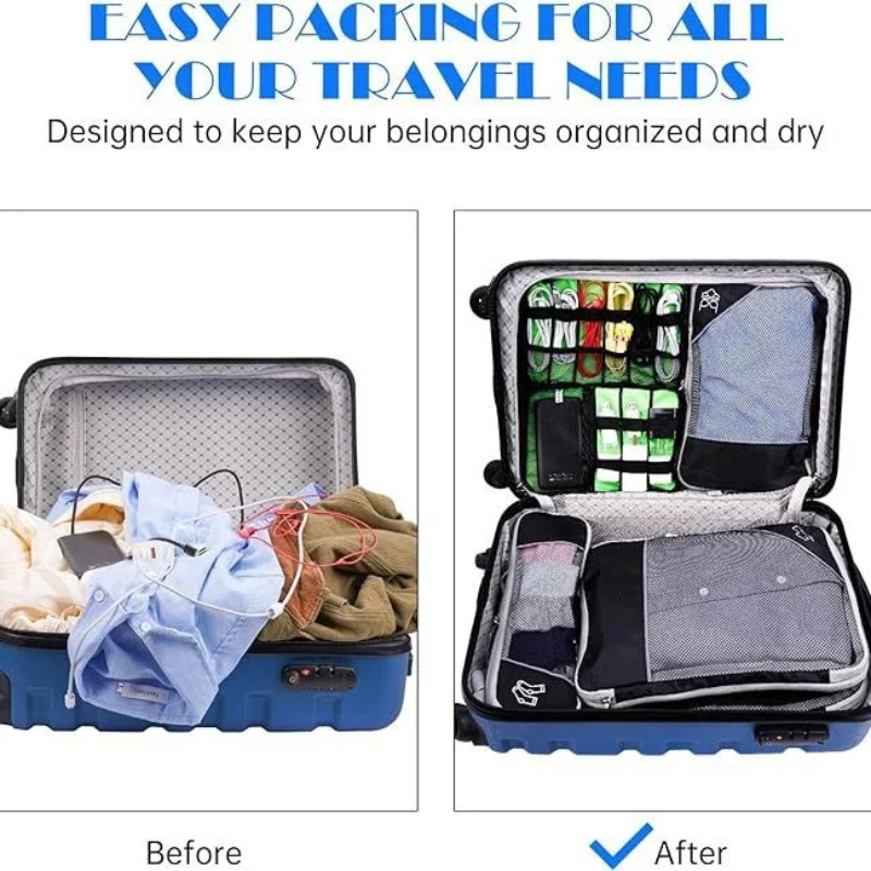 Travel Gear Accessories 5PCS C – Travel Accessories Packing Cubes recenzja i cena
