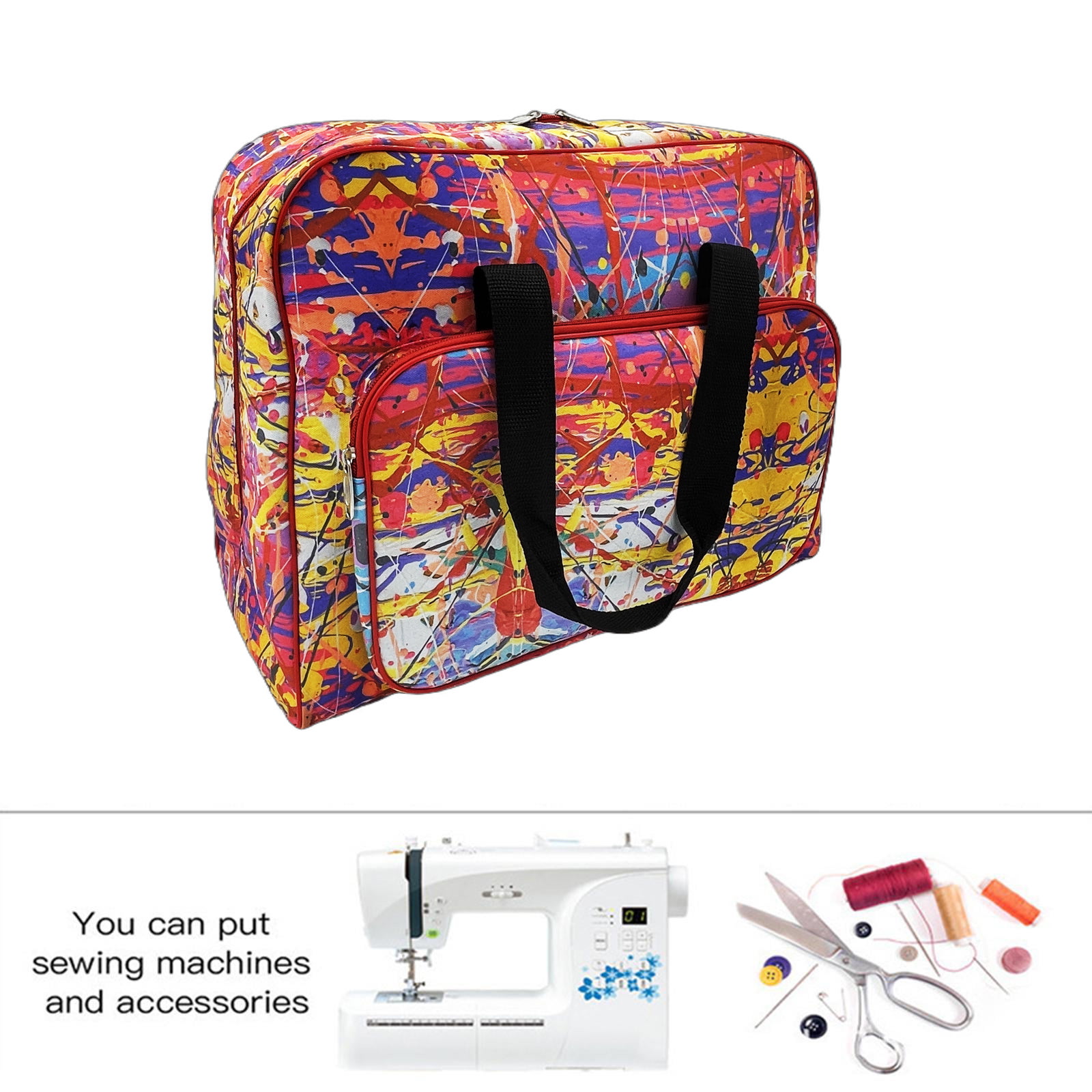 Sewing Machine Carrying Case,  – Travel Accessories Organizer Case recenzja i cena