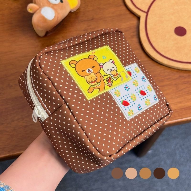 Kawaii Rilakkuma Brown Polka D – Travel Accessories Store recenzja i cena